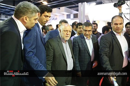 بازدید وزیر نفت از بیست و دومین نمایشگاه بین المللی نفت، گاز، پالایش و پتروشیمی