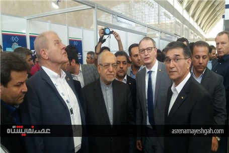 گزارش تصویری از افتتاح نمایشگاه AMB Iran توسط وزیر صنعت، معدن و تجارت ایران