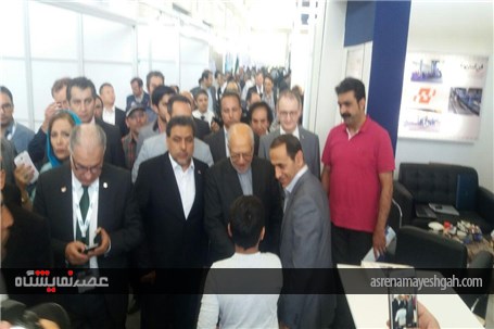 گزارش تصویری از افتتاح نمایشگاه AMB Iran توسط وزیر صنعت، معدن و تجارت ایران