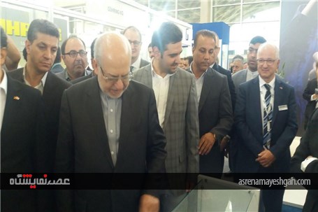 گزارش تصویری از افتتاح نمایشگاه AMB Iran توسط وزیر صنعت، معدن و تجارت ایران