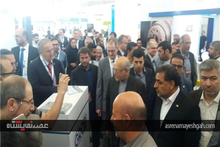 گزارش تصویری از افتتاح نمایشگاه AMB Iran توسط وزیر صنعت، معدن و تجارت ایران