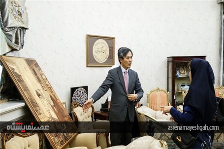 نمایشگاه نقاشی خط جواد بختیاری
