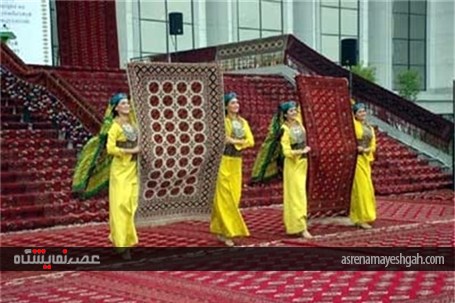 جشن ملی &#171;قالی ترکمن&#187; در عشق‌آباد +تصاویر