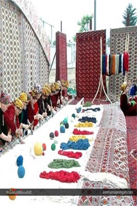 جشن ملی &#171;قالی ترکمن&#187; در عشق‌آباد +تصاویر