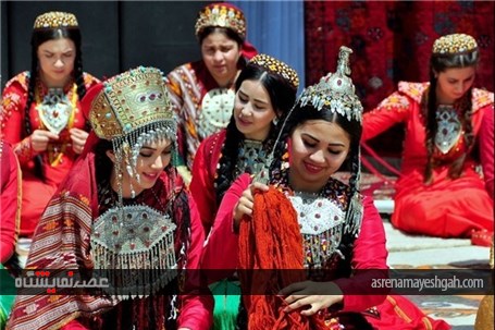 جشن ملی &#171;قالی ترکمن&#187; در عشق‌آباد +تصاویر