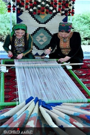 جشن ملی &#171;قالی ترکمن&#187; در عشق‌آباد +تصاویر