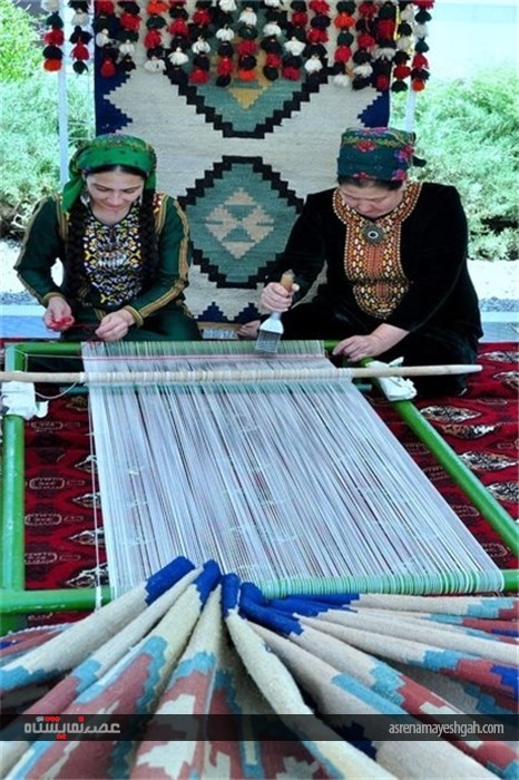جشن ملی &#171;قالی ترکمن&#187; در عشق‌آباد +تصاویر