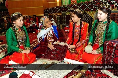 جشن ملی &#171;قالی ترکمن&#187; در عشق‌آباد +تصاویر