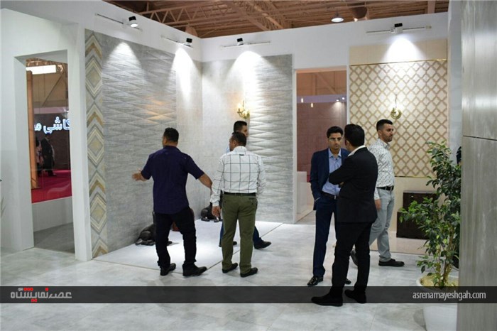 گزارش تصویری از بیست و چهارمین نمایشگاه کاشی،سرامیک و چینی بهداشتی