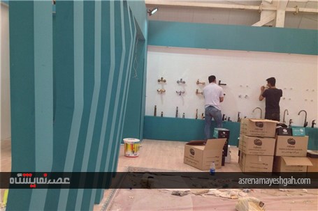 گزارش تصویری آماده سازی نوزدهمین نمایشگاه بین المللی صنعت ساختمان شیراز