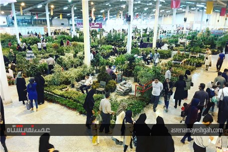 گزارش تصویری ششمین نمایشگاه گل و گیاه،فضای سبز و ماهیان زینتی