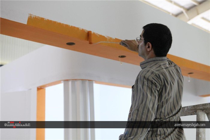 گ/زارش تصویری آماده سازی یازدهمین نمایشگاه صنایع، ابزار، ماشین آلات و تولیدات فلزات گرانبها و سنگ ه