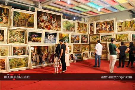 گزارش تصویری از اولین روز نمــایشگاه تخصصــى مبلمان صنایع چوبى ، لوستـر و دکوراسیون داخلى منزل ارومی