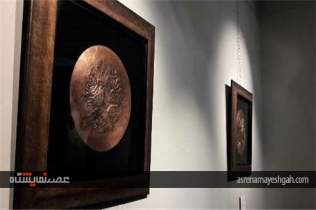 نمایشگاه آوای قلم زتی ظروف مسی در سمنان