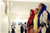 افتتاح نمایشگاه نقاشی طرح عظیم تا سپیده دم در آبادان