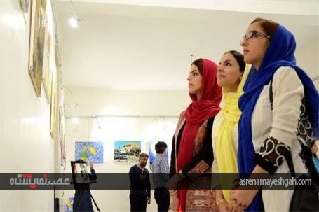 افتتاح نمایشگاه نقاشی طرح عظیم تا سپیده دم در آبادان
