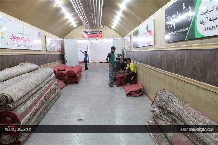 گزارش تصویری از آماده سازی نمایشگاه خانه، مبلمان و دکوراسیون مدرن اصفهان