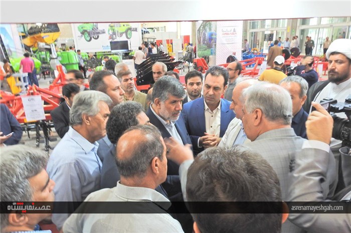 گزارش تصویری بازدید خسرو تاج از نمایشگاه اتماک ایفارم
