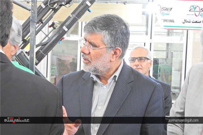 گزارش تصویری بازدید خسرو تاج از نمایشگاه اتماک - ایفارم
