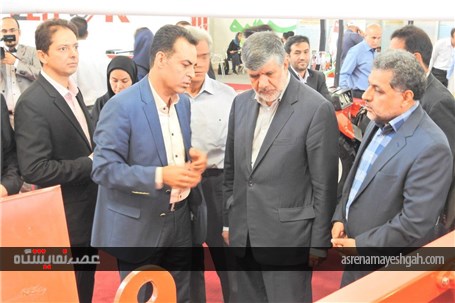 گزارش تصویری بازدید خسرو تاج از نمایشگاه اتماک - ایفارم