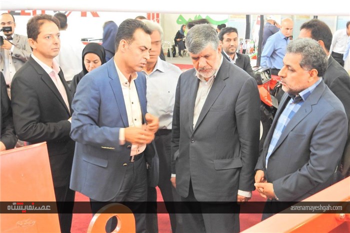 گزارش تصویری بازدید خسرو تاج از نمایشگاه اتماک - ایفارم