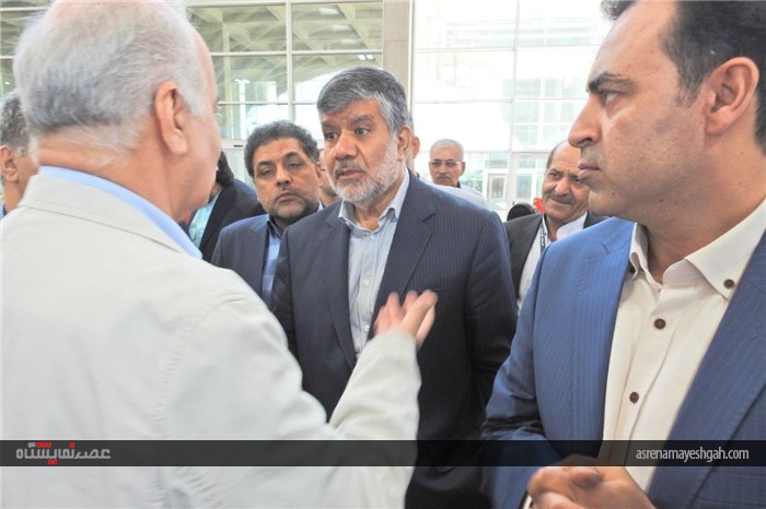 گزارش تصویری بازدید خسرو تاج از نمایشگاه اتماک - ایفارم