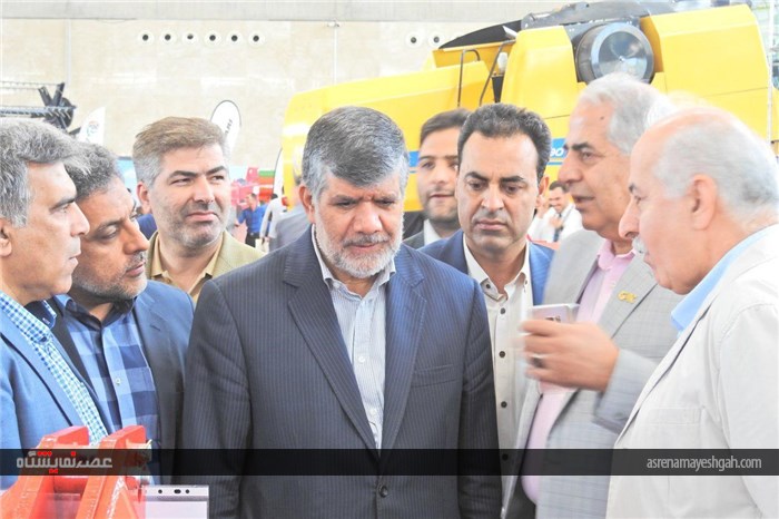 گزارش تصویری بازدید خسرو تاج از نمایشگاه اتماک - ای فارم