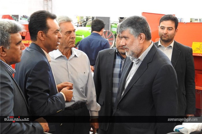 گزارش تصویری بازدید خسرو تاج از نمایشگاه اتماک - ایفارم