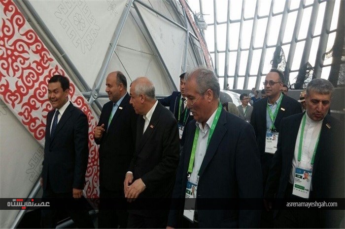 بازدید هیات ایرانی از پاویون قزاقستان در اکسپو