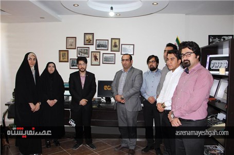 زارش تصویری از دیدار مدیرعامل شرکت نمایشگاه بین المللی استان قزوین با اصحاب رسانه به مناسبت روز خبرن