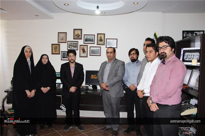 زارش تصویری از دیدار مدیرعامل شرکت نمایشگاه بین المللی استان قزوین با اصحاب رسانه به مناسبت روز خبرن