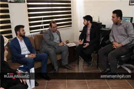 زارش تصویری از دیدار مدیرعامل شرکت نمایشگاه بین المللی استان قزوین با اصحاب رسانه به مناسبت روز خبرن