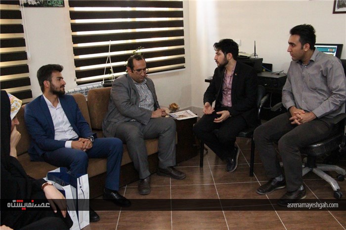 زارش تصویری از دیدار مدیرعامل شرکت نمایشگاه بین المللی استان قزوین با اصحاب رسانه به مناسبت روز خبرن