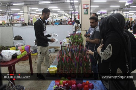 استقبال از نمایشگاه مبلمان و خدمات شهری،گل و گیاه و کیف و کفش چرم