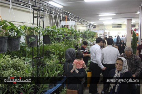 استقبال از نمایشگاه مبلمان و خدمات شهری،گل و گیاه و کیف و کفش چرم