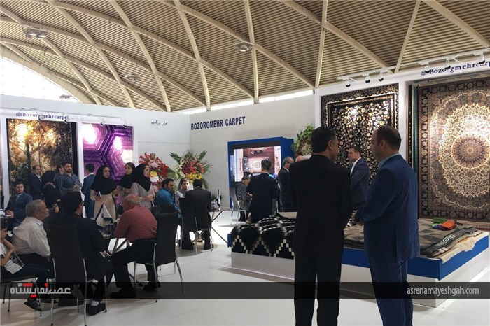 گزارش تصویری از سومین روز نمایشگاه فرش تهران