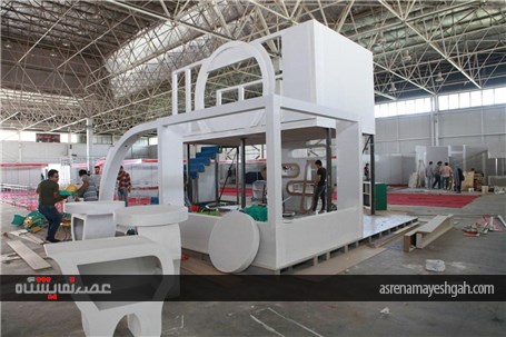 آماده سازی 2 نمایشگاه مادر، نوزاد، کودک و نمایشگاه خدمات و تجهیزات فروشگاهی و فروشگاه های زنج