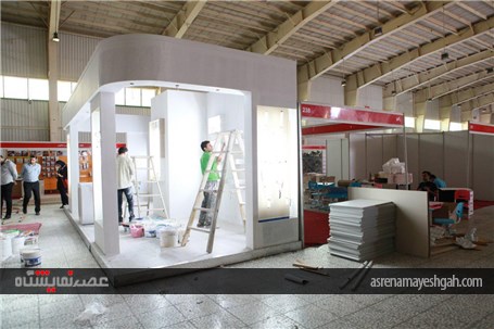 آماده سازی 2 نمایشگاه مادر، نوزاد، کودک و نمایشگاه خدمات و تجهیزات فروشگاهی و فروشگاه های زنج