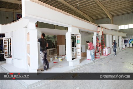 آماده سازی 2 نمایشگاه مادر، نوزاد، کودک و نمایشگاه خدمات و تجهیزات فروشگاهی و فروشگاه های زنج