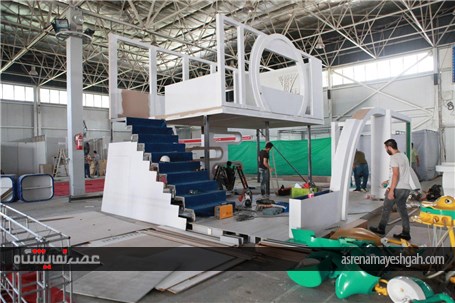 آماده سازی 2 نمایشگاه مادر، نوزاد، کودک و نمایشگاه خدمات و تجهیزات فروشگاهی و فروشگاه های زنج