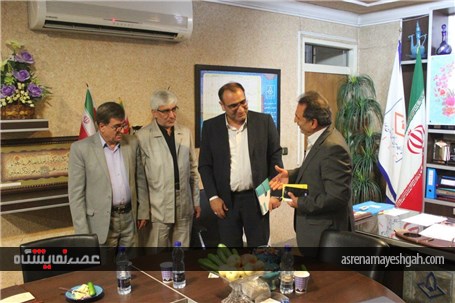گزارش تصویری از مراسم تودیع و معارفه ی مدیر عامل شرکت نمایشگاه های بین المللی استان همدان