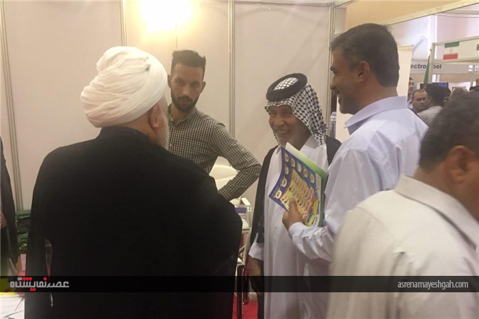 بازدید مسئولین از نمایشگاه اختصاصی جمهوری اسلامی ایران عراق-نجف