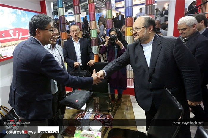 گزارش تصویری افتتاح پنجمین نمایشگاه بین المللی پوشاک تهران با حضور وزیر صنعت معدن و تجارت