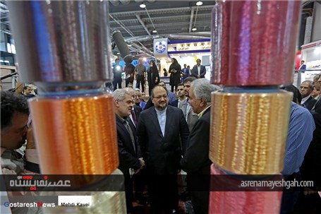 گزارش تصویری افتتاح پنجمین نمایشگاه بین المللی پوشاک تهران با حضور وزیر صنعت معدن و تجارت
