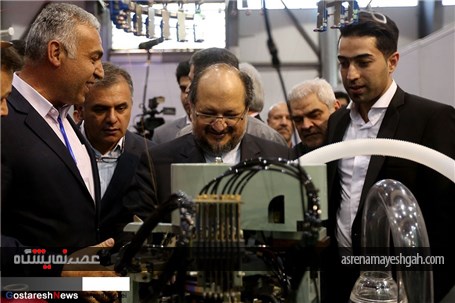 گزارش تصویری افتتاح پنجمین نمایشگاه بین المللی پوشاک تهران با حضور وزیر صنعت معدن و تجارت