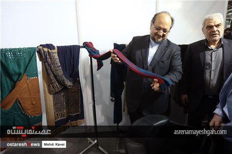 گزارش تصویری افتتاح پنجمین نمایشگاه بین المللی پوشاک تهران با حضور وزیر صنعت معدن و تجارت
