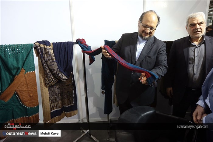 گزارش تصویری افتتاح پنجمین نمایشگاه بین المللی پوشاک تهران با حضور وزیر صنعت معدن و تجارت