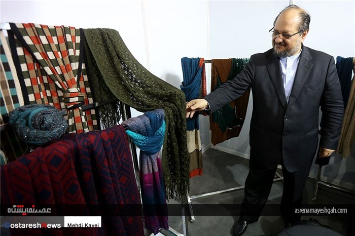 گزارش تصویری افتتاح پنجمین نمایشگاه بین المللی پوشاک تهران با حضور وزیر صنعت معدن و تجارت