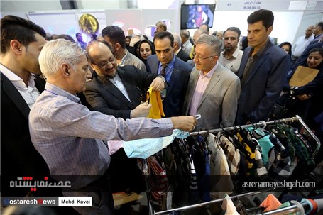 گزارش تصویری افتتاح پنجمین نمایشگاه بین المللی پوشاک تهران با حضور وزیر صنعت معدن و تجارت