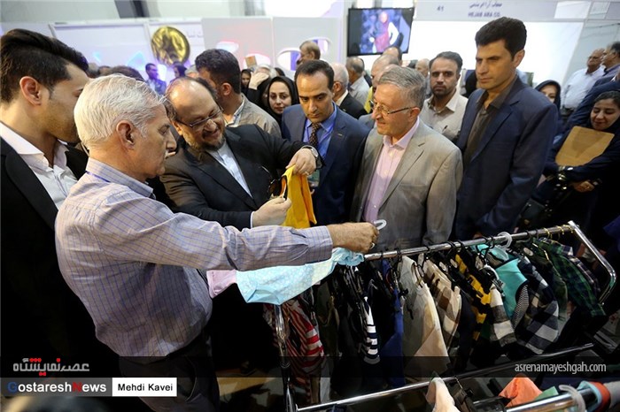 گزارش تصویری افتتاح پنجمین نمایشگاه بین المللی پوشاک تهران با حضور وزیر صنعت معدن و تجارت